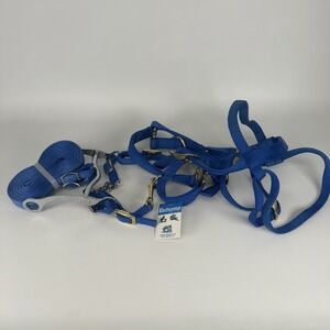 Heavy duty nylon Bridle/Halter Combination w/reins - Brown - full horse size